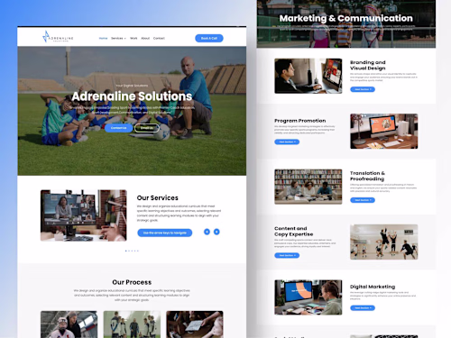 Adrenaline Website Creation