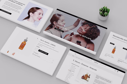 Selkha Website Redesign | Cosmetic brand