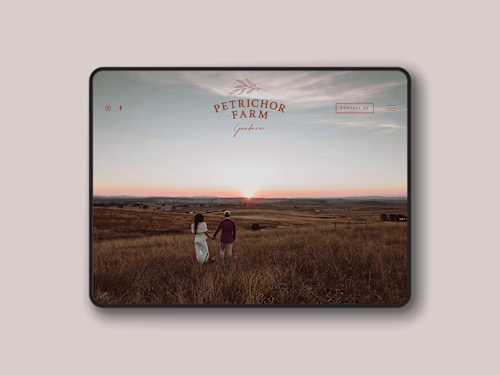 Petrichor Farm: Brand Identity and Website Design