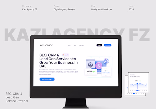 Kazi Agency Website Design & Dev