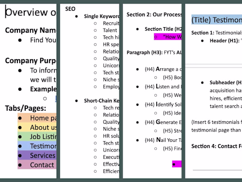 Web & Landing Page Copywriting