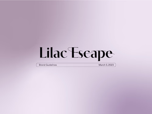 Lilac Escape Brand Guidelines