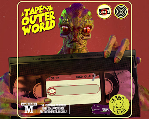 A Tape From The Outer World - Rive interactive animation