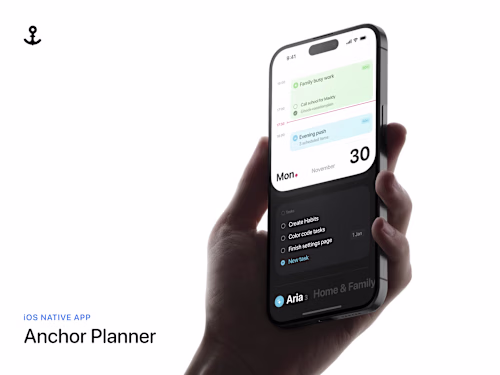 Ancor Planner - iOS Native App