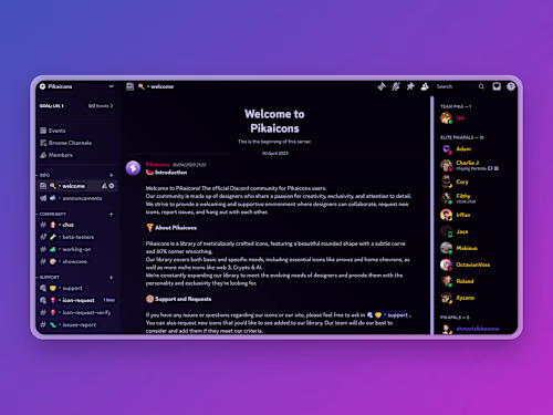 Pikaicons - Discord Server Setup & Moderation