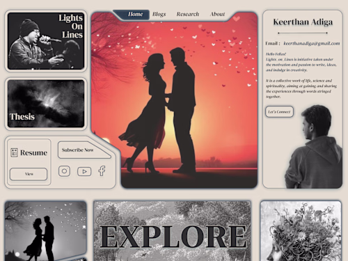 I designed a personal portfolio