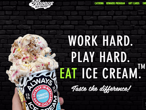 Ice Cream Website