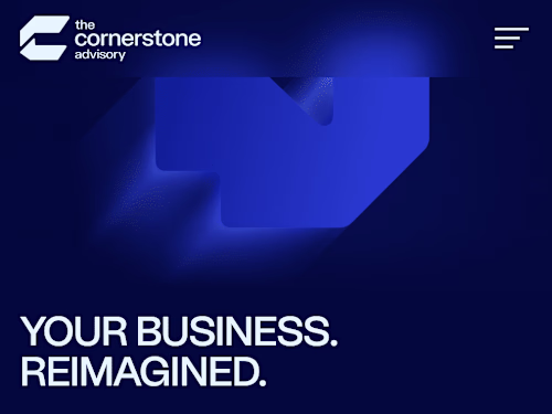 Web copy: corporate website for The Cornerstone Advisory