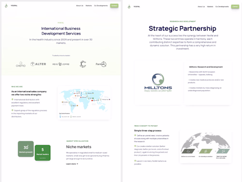 Pharmaceutical Redesign - Framer Web Development 