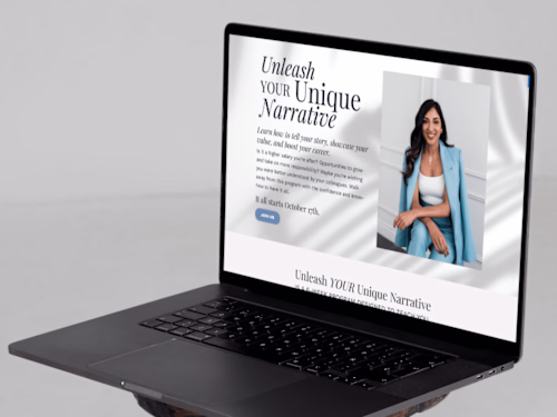 Kajabi Sales Page for Launching Program