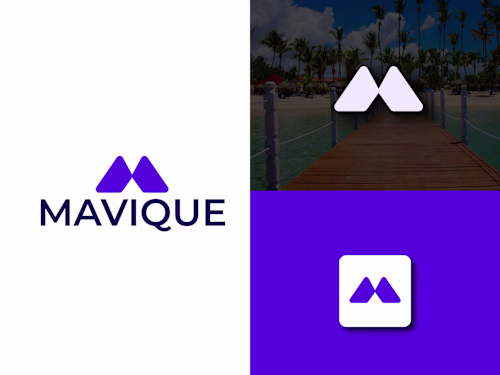 MAVIQUE Hotel Management Logo Design