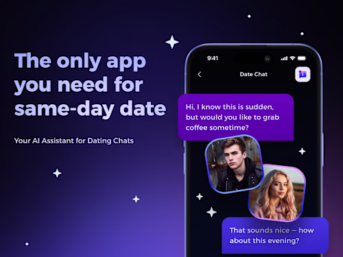 AI Assistant for Dating - Mobile App UI/UX Design