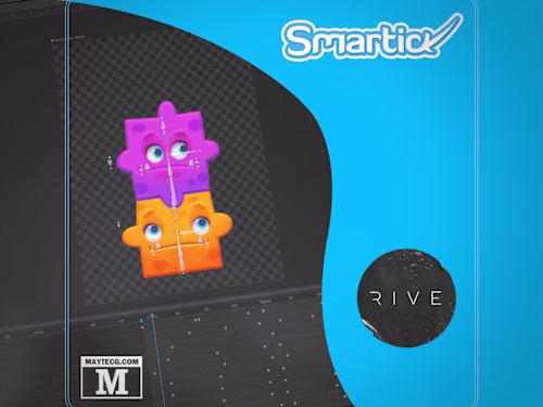 Rive animations for Smartick