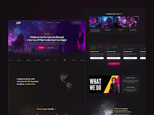 Game Boost | Corporate Website