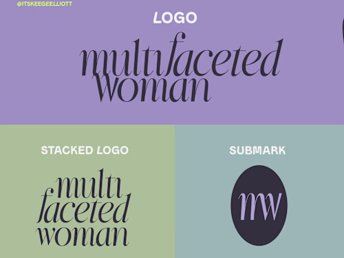 Multifaceted Woman Visual Identity