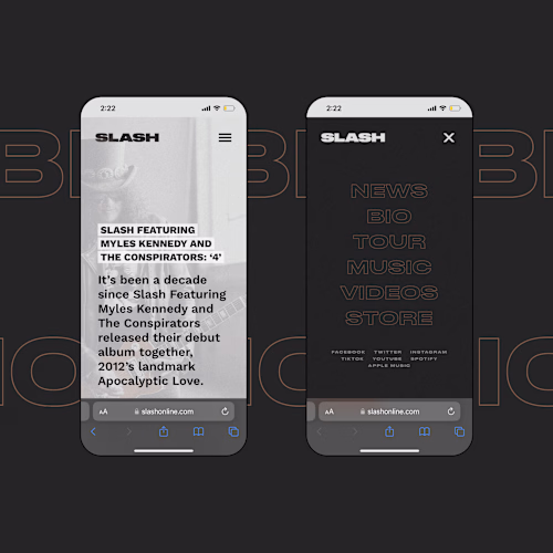 Slash (Gibson Records) | Website Development