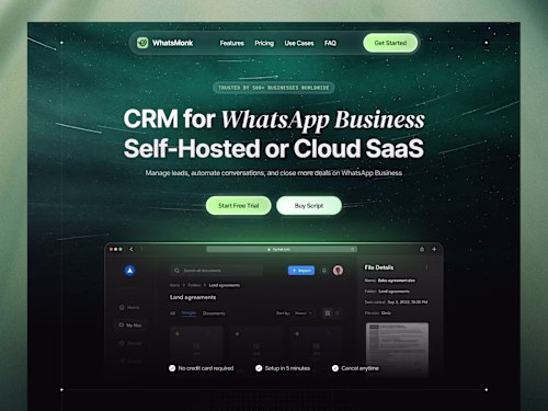 Landing Page Design for AI