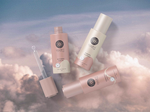 tangled hair care brand identity and packaging