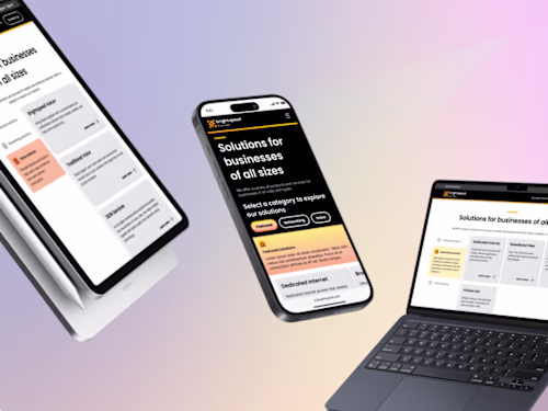 Mobile | Solutions Section Redesign