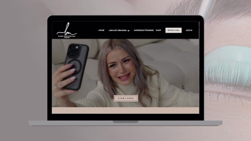 Kajabi Website Redesign for Lash Lift Guru