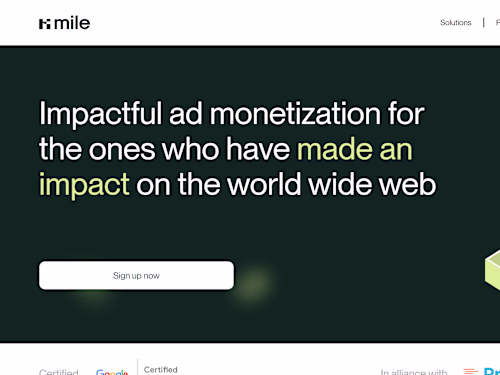 Mile - Rethinking Ad Tech for Digital Publishers