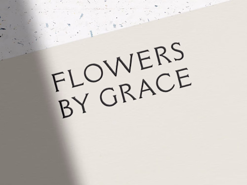 Flowers by Grace | Web & Brand