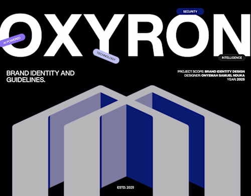 OXYRON BRAND IDENTITY DESIGN