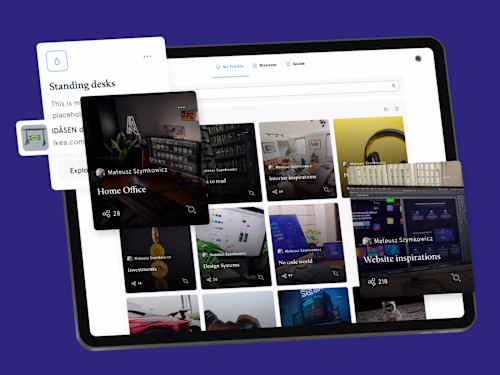 UX/UI and design system for a learning platform - Trickle