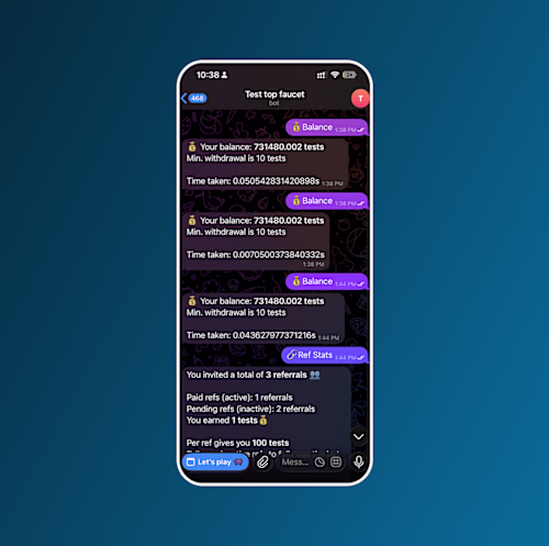 High-Performance Telegram Bot for User Engagement