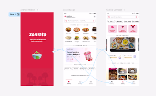 Zomato UI Redesign – A Modern Food Delivery Experience
