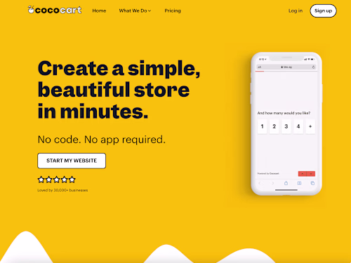 Cococart Ecommerce - Simple, beautiful shops for pretty much an…