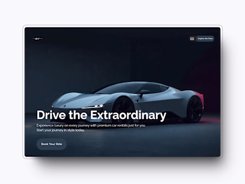 VoltVenture: Luxurious Car Rental Website