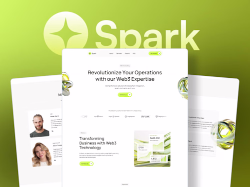 Spark - Web3 | Framer Template