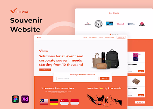 Souvenirs Website Design & Management