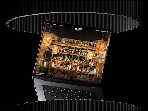 Balagan is a restaurant website