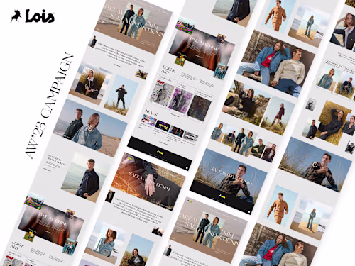 Lois Jeans - AW23 Campaign | UX/UI