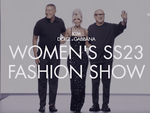 Dolce&Gabbana | Ciao Kim (SS23 Fashion Show) (IT/ENG)