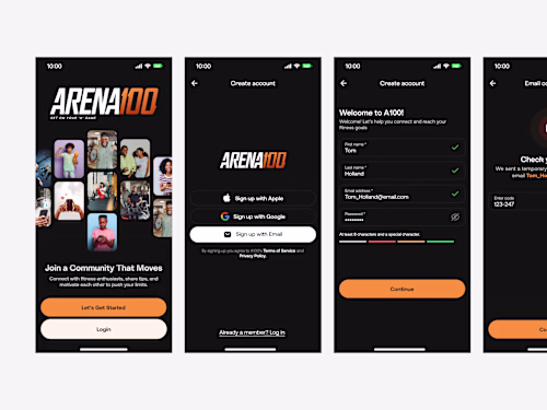 Areana100- Hydrid fitness app