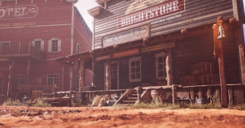 Video Game | Western Background Demo