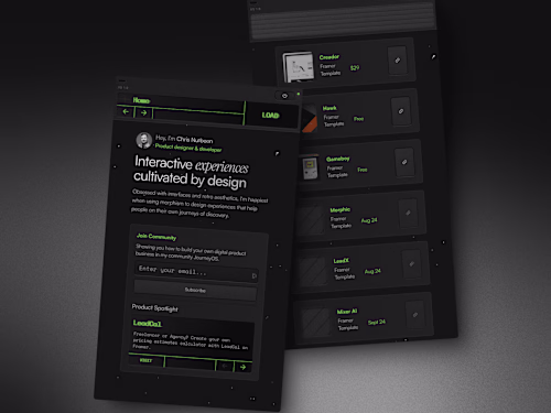 Nutbeen Framer Website