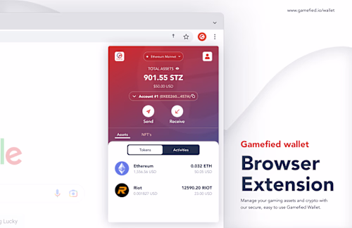 Gamefied - Crypto Wallet Browser Extension on Behance