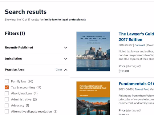 Thomson Reuters - Search Page Revamp