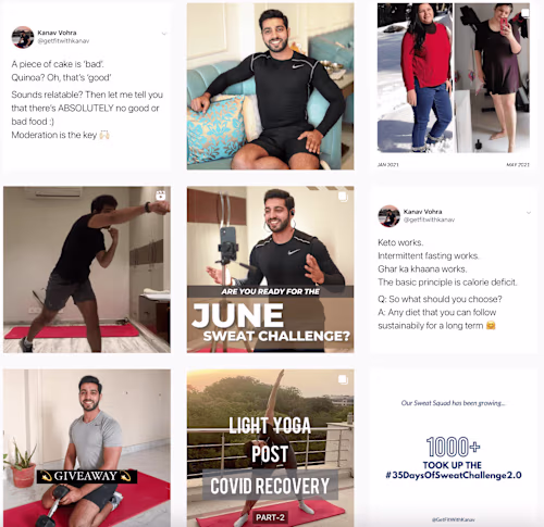 Social Media Campaign for Fitness Influencer