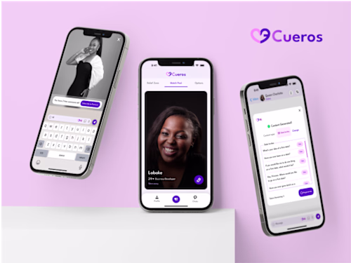 An elegant UI Design for Cueros Dating App