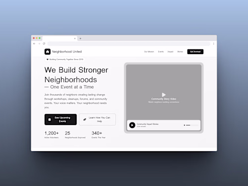 Non-Profit Website Lead Funnel

Community Development