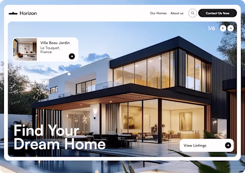 Real estate web design & Framer dev