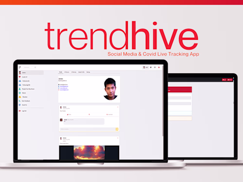 TrendHive - Social Media Full App Design & Development