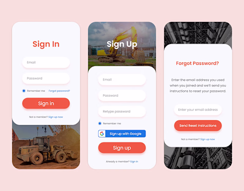 Labour Connect App Design on Behance