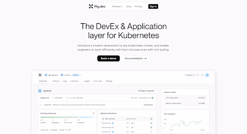Rig.dev – Modern Marketing Website