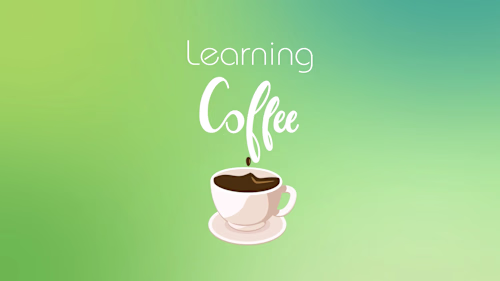 Learning Coffee logo animation